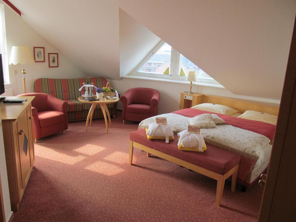 Inselhotel Vierjahreszeiten Боркум Номер фото
